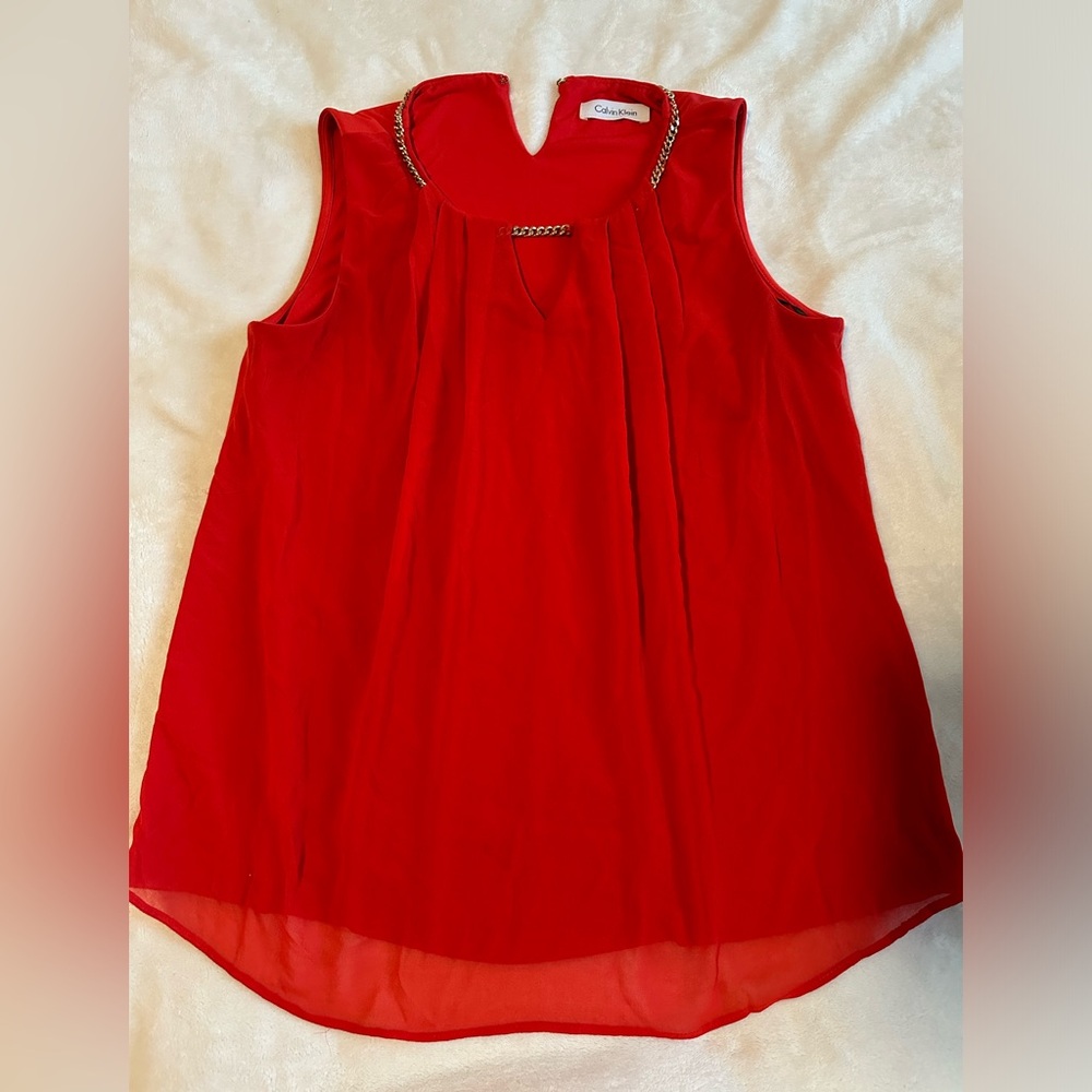 Calvin Klein tank red women’s small